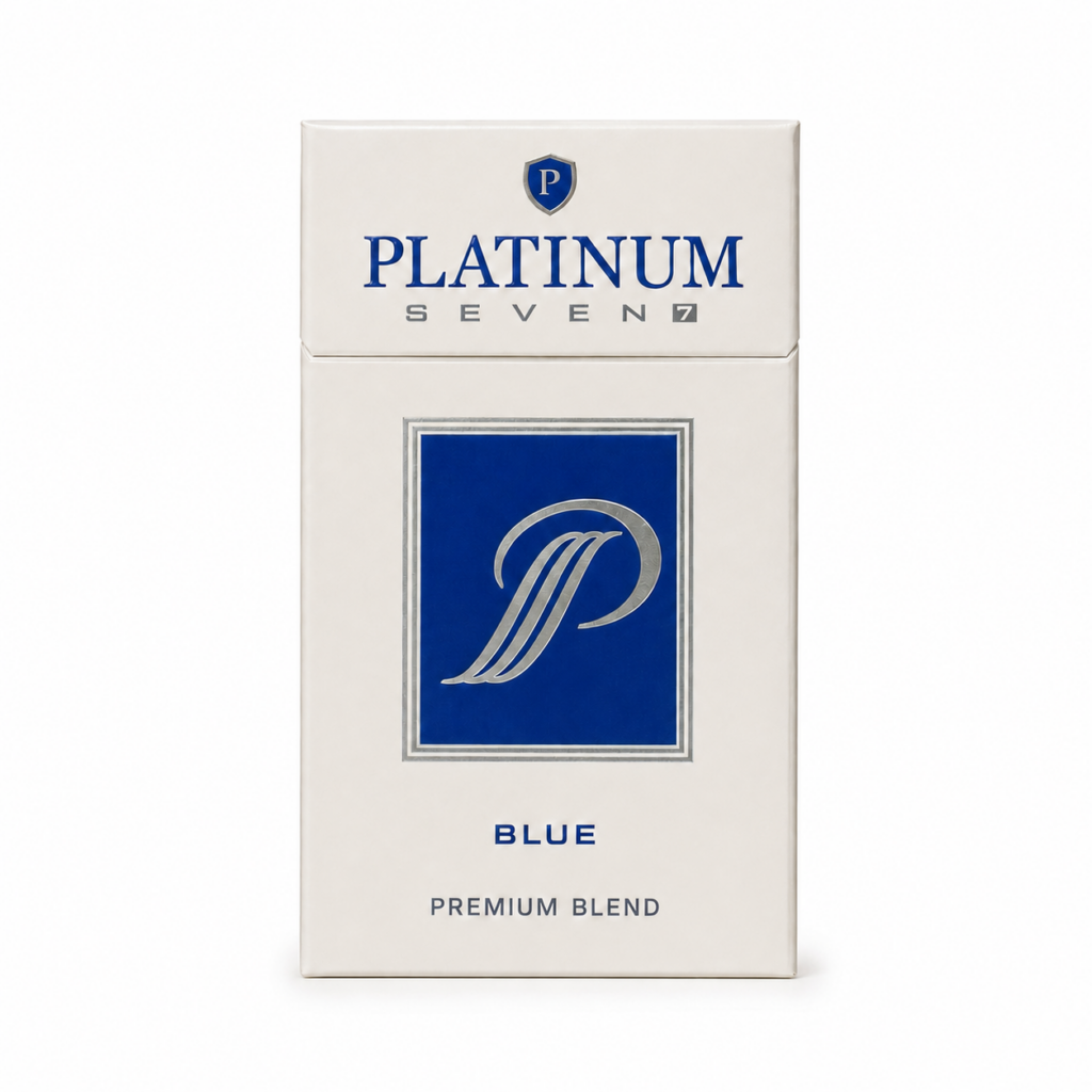 Platinum Seven Blue - 1 Carton (10 packs)