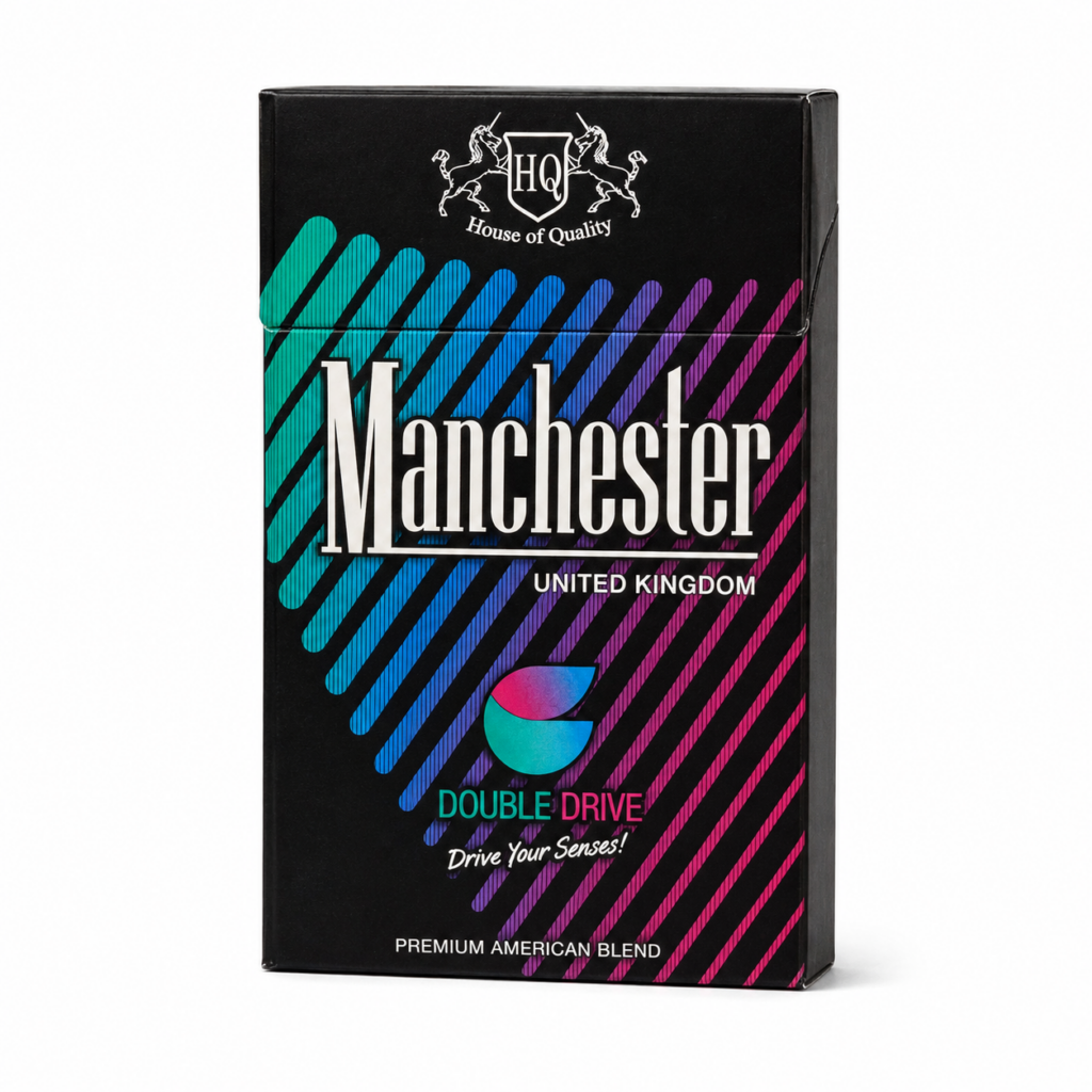 Manchester Double Drive Black Multicolour Pack - 1 Carton (10 packs)